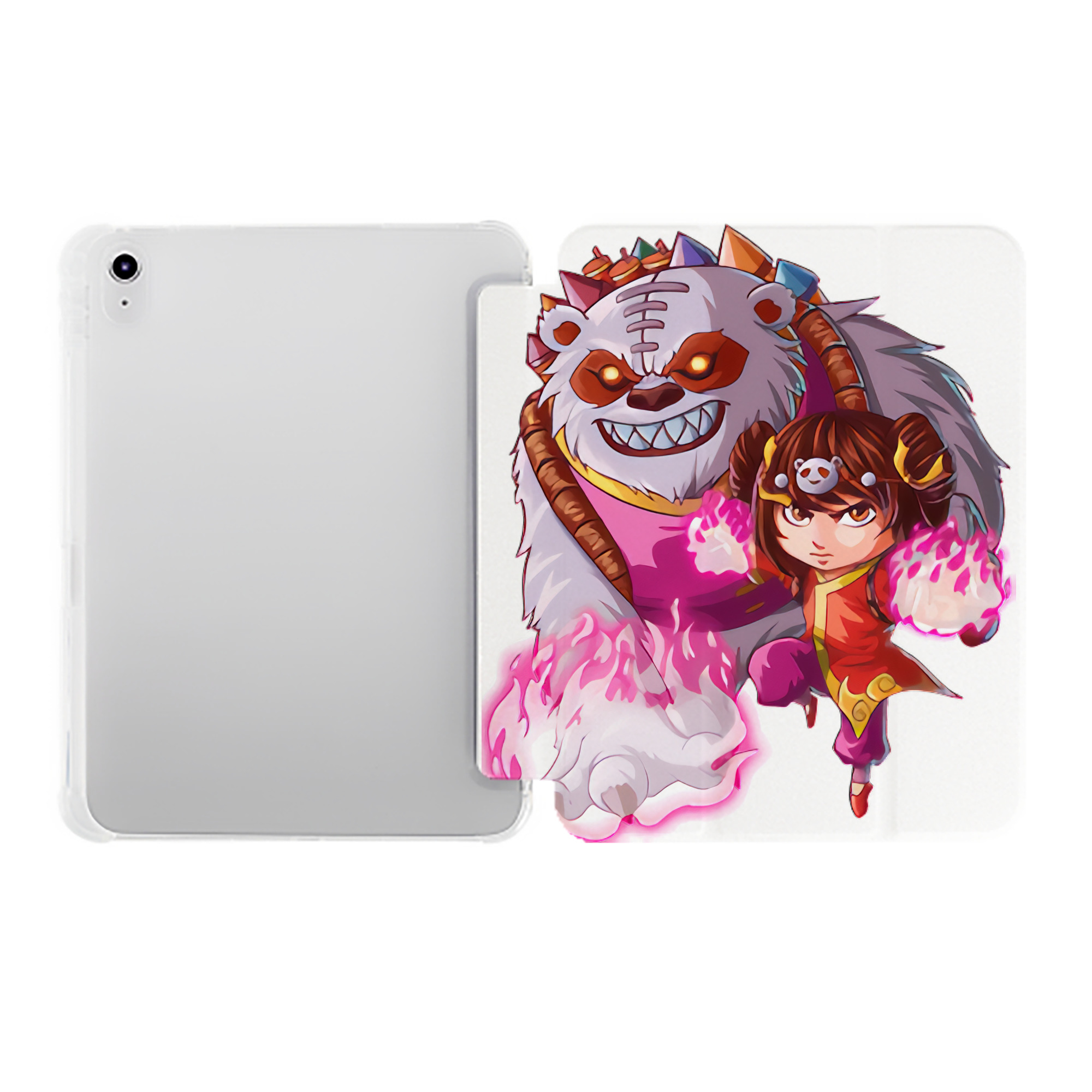 （画像用） リーグ・オブ・レジェンド League of Legends LOL IPad ケース ペン収納付き 三つ折りスタンド PUレザー×シリコン 対応機種9.5/10.5/10.9インチ